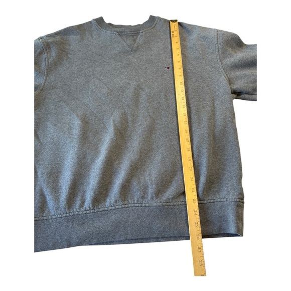 Tommy Hilfiger Crewneck Sweatshirt Men’s Large Gray Comfortable - Picture 9 of 12